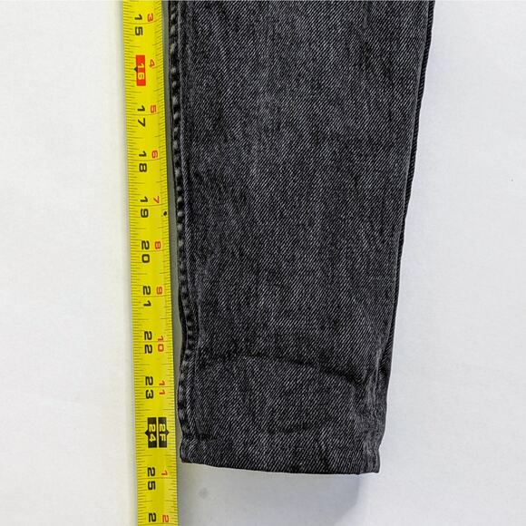 Reformation Belted Skinny Jeans 26 Gray Black High Rise Tie Waist Skinny EUC ✨ - Picture 8 of 10